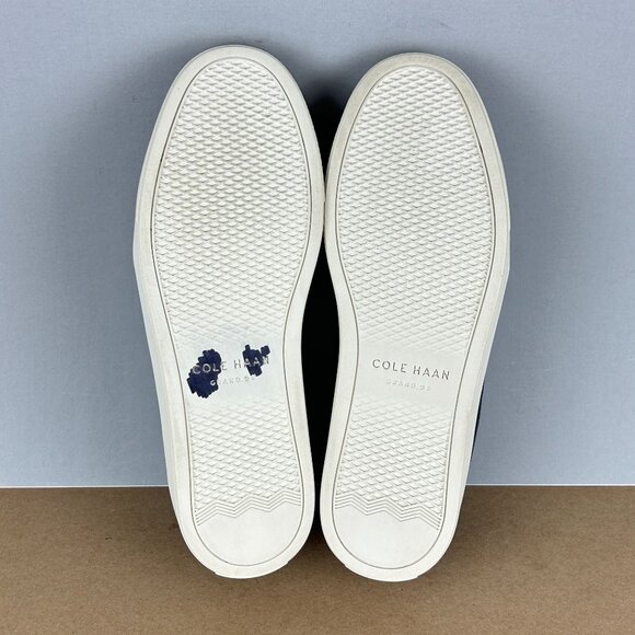 Cole Haan Grandpro Spectator Leather Loafers Womens 8 Black Croc Embossed - Picture 7 of 10